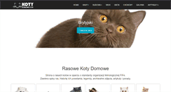 Desktop Screenshot of kotydomowe.com